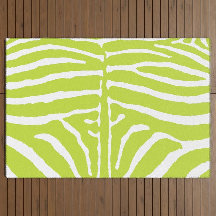 Zebra Wild Animal Print 223 Outdoor Rug Gallery Image 3