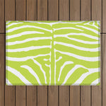 Zebra Wild Animal Print 223 Outdoor Rug Gallery Image 1