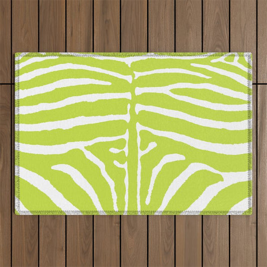 Zebra Wild Animal Print 223 Outdoor Rug Gallery Image 1