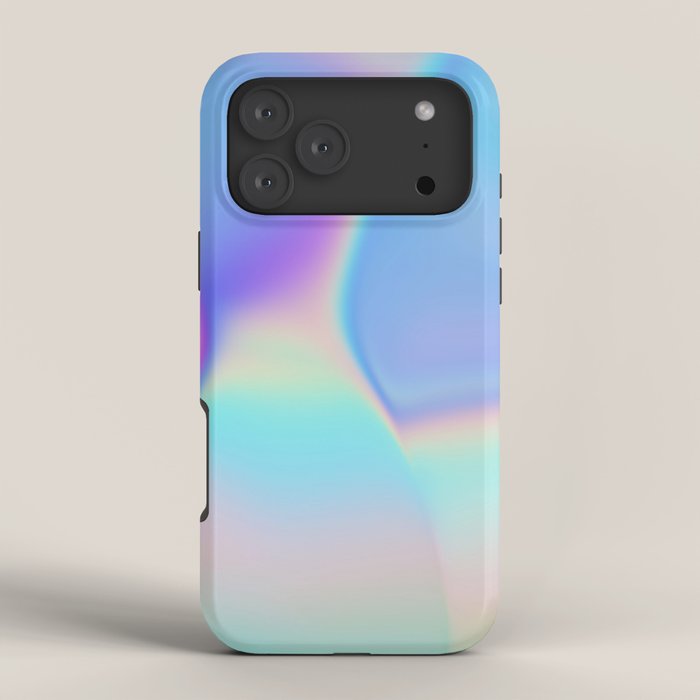 Opal Iridescent Abstract Paint iPhone Case Gallery Image 4
