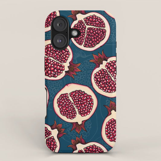 Pomegranate slices iPhone Case Gallery Image 1