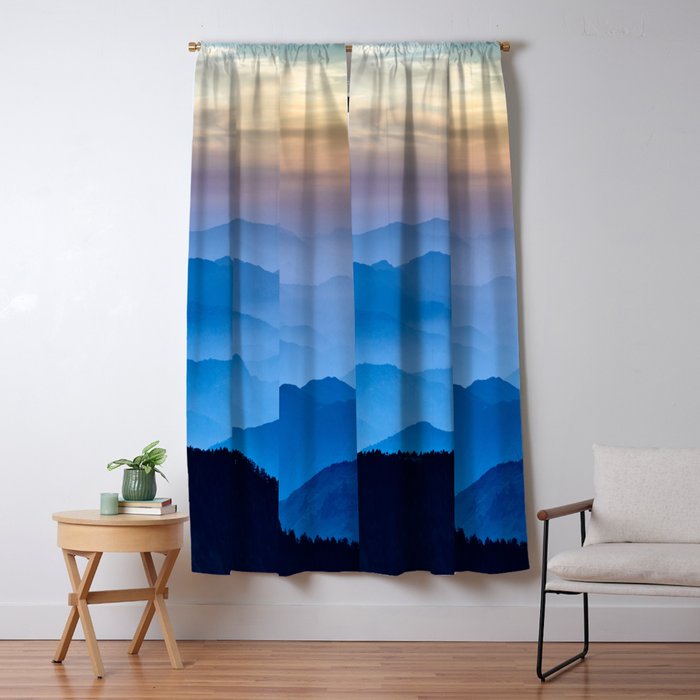 Mountains 11 Window Curtain Gallery Image 5