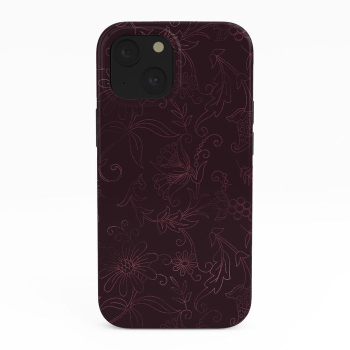 Agate Burgundy Pattern Design iPhone Case Gallery Image 38