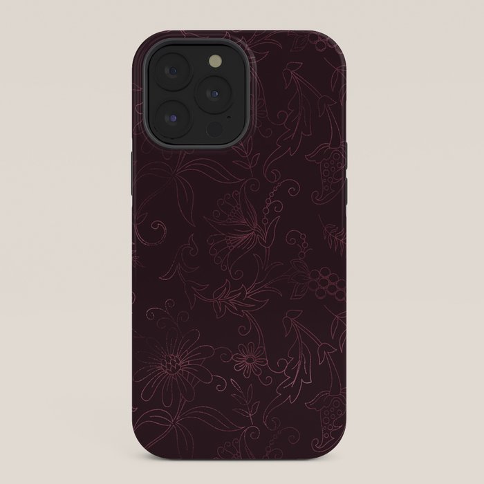 Agate Burgundy Pattern Design iPhone Case Gallery Image 36