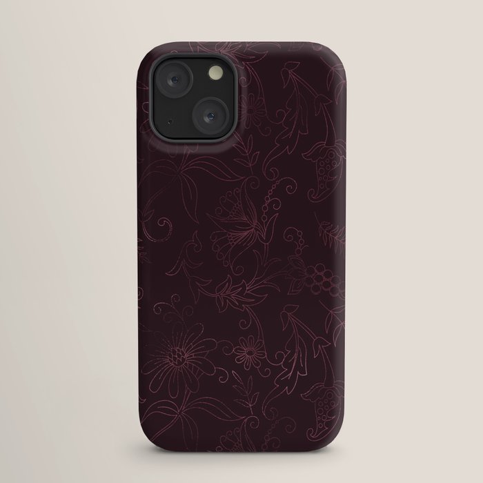 Agate Burgundy Pattern Design iPhone Case Gallery Image 17