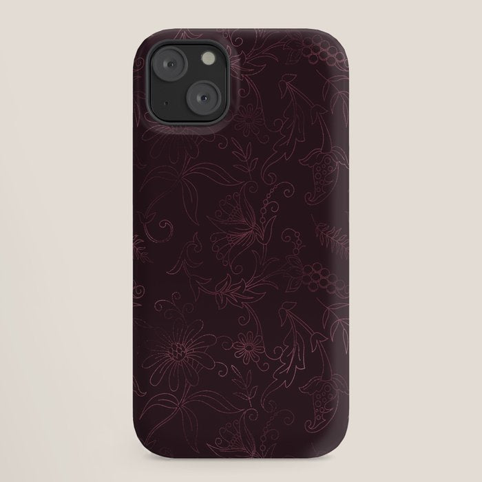 Agate Burgundy Pattern Design iPhone Case Gallery Image 18