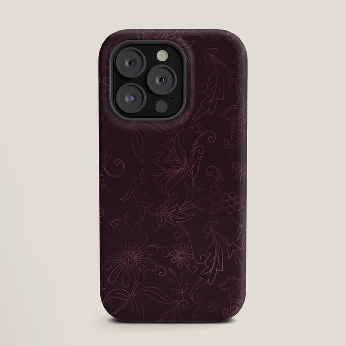 Agate Burgundy Pattern Design iPhone Case Gallery Image 19