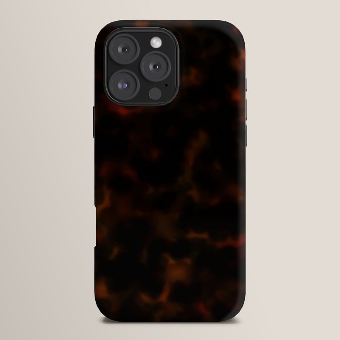 Dark Tortoiseshell Turtle Pattern iPhone Case Gallery Image 16