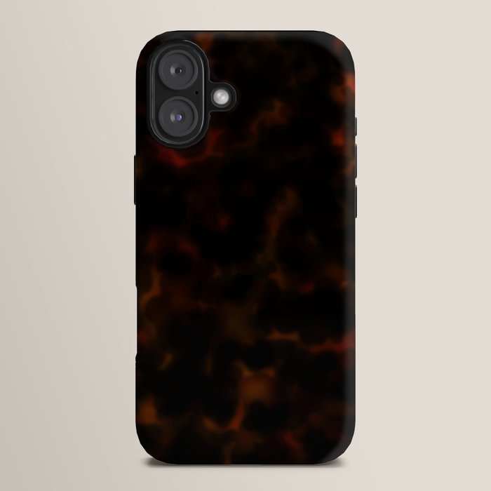 Dark Tortoiseshell Turtle Pattern iPhone Case Gallery Image 14