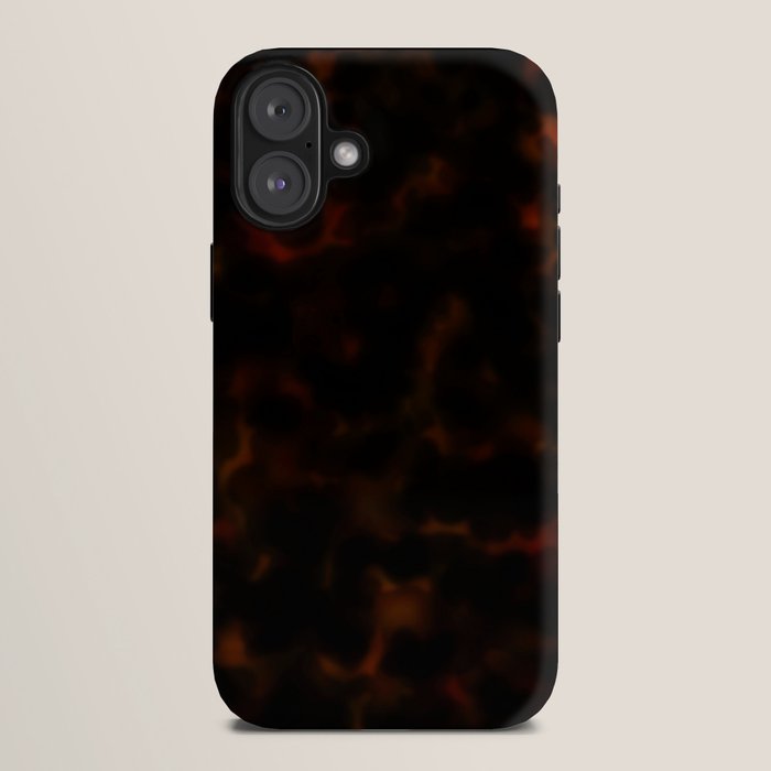Dark Tortoiseshell Turtle Pattern iPhone Case Gallery Image 10