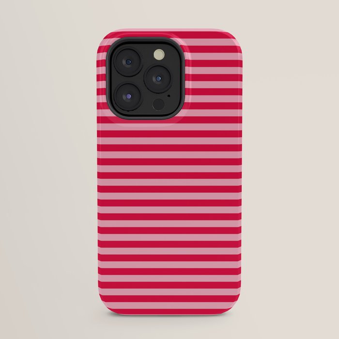 Retro, Beach, Colorful Stripes, Pink and Red iPhone Case Gallery Image 23