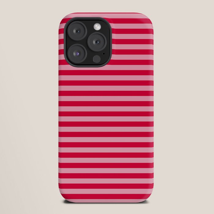 Retro, Beach, Colorful Stripes, Pink and Red iPhone Case Gallery Image 20
