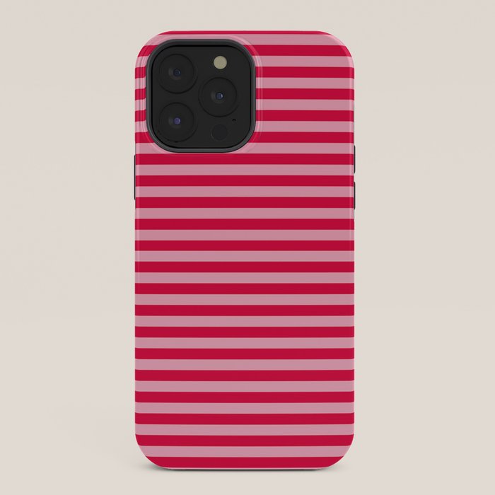 Retro, Beach, Colorful Stripes, Pink and Red iPhone Case Gallery Image 36