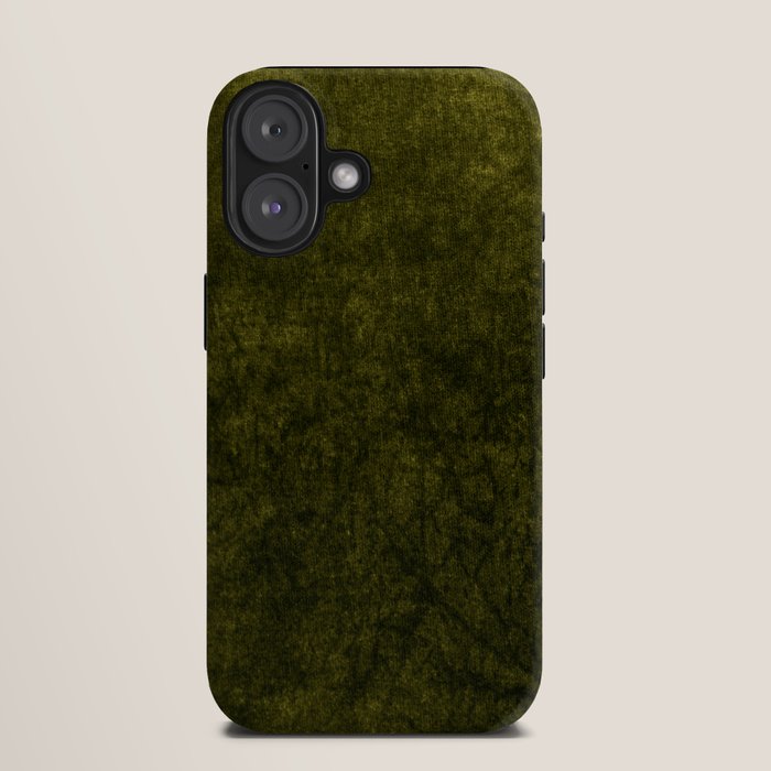 olive green velvet iPhone Case Gallery Image 9