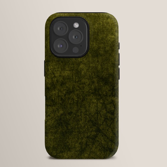 olive green velvet iPhone Case Gallery Image 15