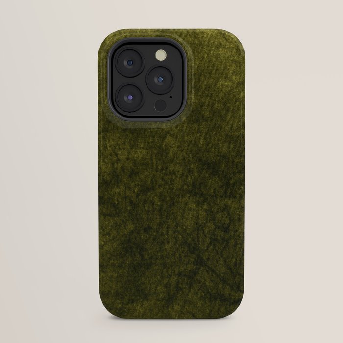 olive green velvet iPhone Case Gallery Image 31