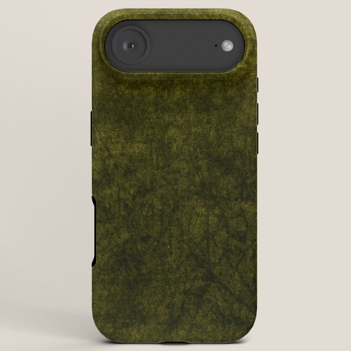 olive green velvet iPhone Case Gallery Image 6