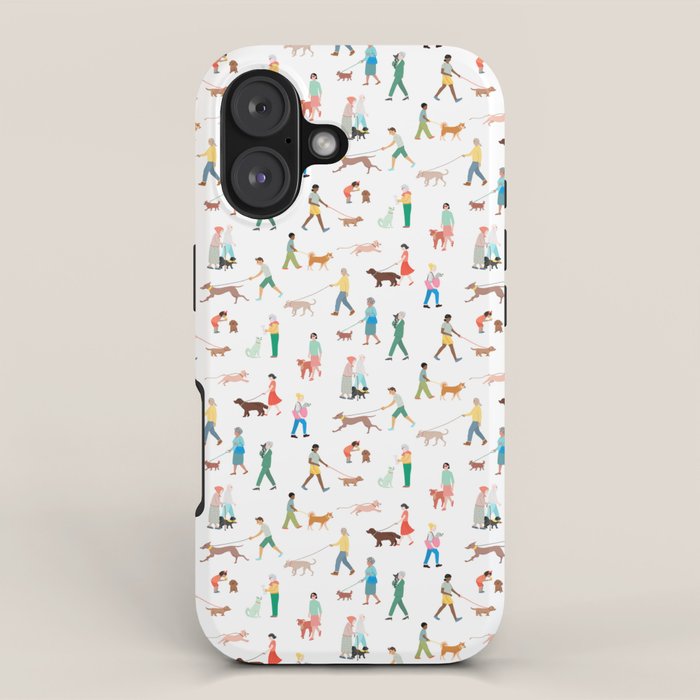 Walking Our Dogs iPhone Case Gallery Image 1