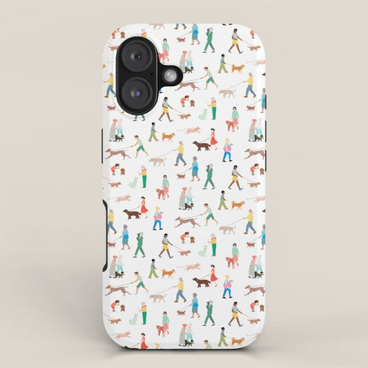 Walking Our Dogs iPhone Case Gallery Image 1