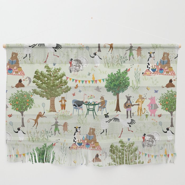 Animals' Garden Party Wall Hanging Gallery Image 2