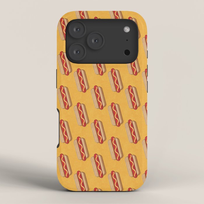 FAST FOOD / Hot Dog - pattern iPhone Case Gallery Image 3