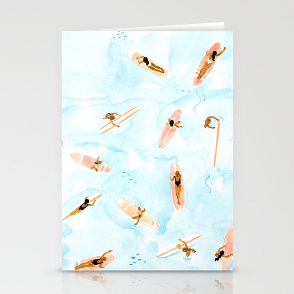 Surfers Stationery Card Gallery Image 1