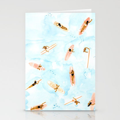 Surfers Stationery Card Gallery Image 1