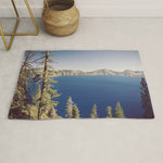 Beautiful Blue Crater Lake Rug Gallery Image 1