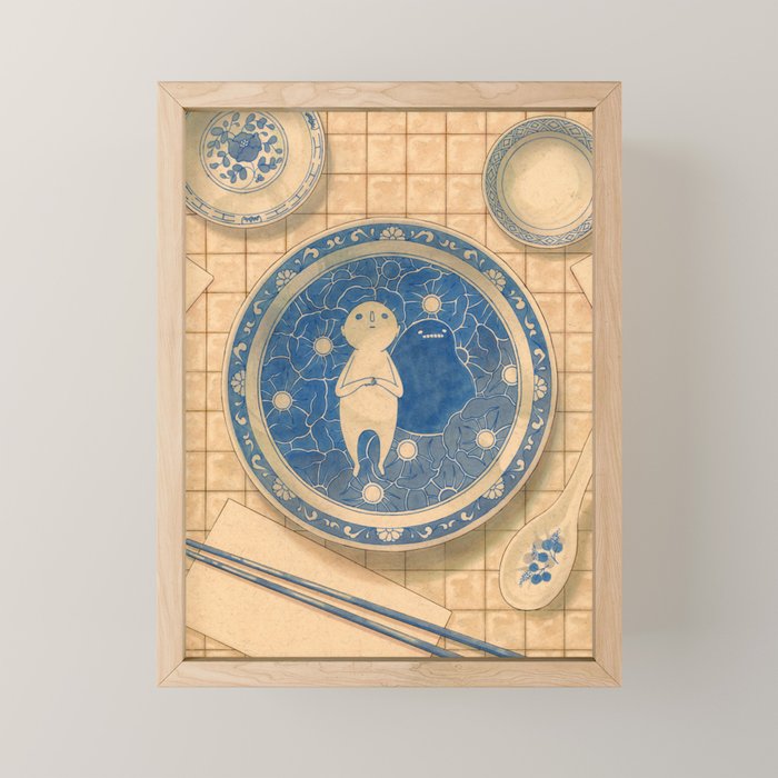 Dishes Mini Art Print Gallery Image 1