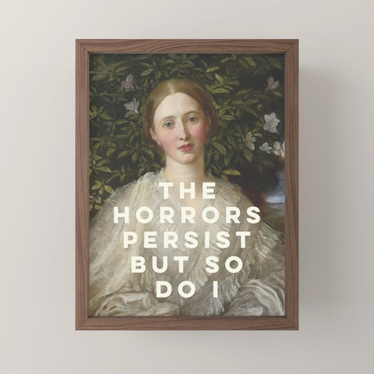 The Horrors Persist But So Do I Mini Art Print Gallery Image 2