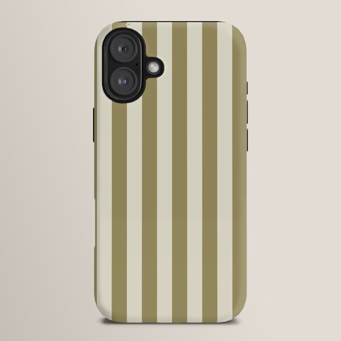 Olive Green Stripes iPhone Case Gallery Image 14