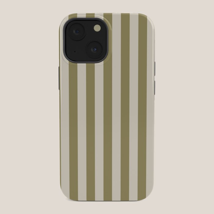 Olive Green Stripes iPhone Case Gallery Image 34