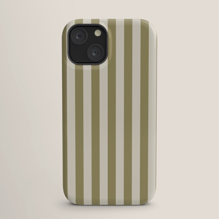 Olive Green Stripes iPhone Case Gallery Image 17
