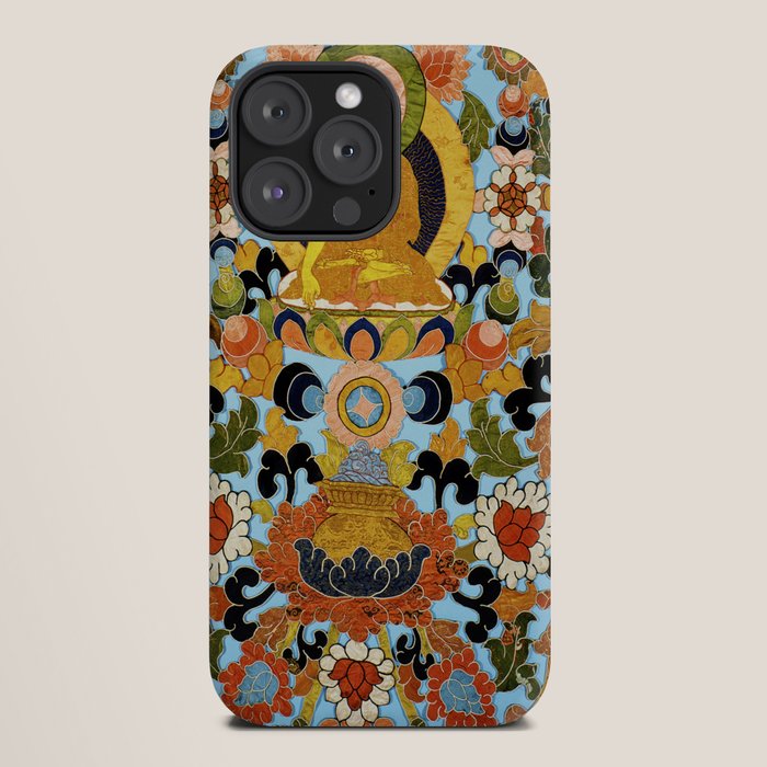 Antique Tibetan Floral Textile Print iPhone Case Gallery Image 20