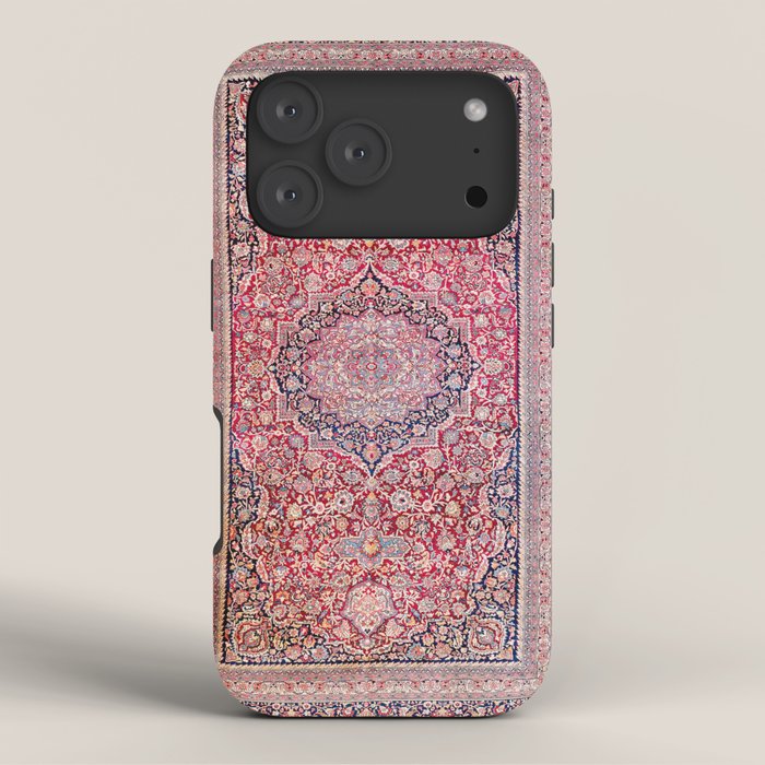 Tabriz West Central Persian Rug Print iPhone Case Gallery Image 3