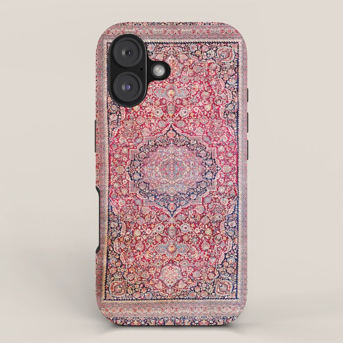Tabriz West Central Persian Rug Print iPhone Case Gallery Image 1