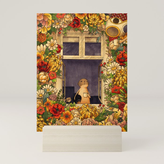 Flower Garden Mini Art Print Gallery Image 5