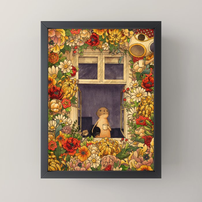 Flower Garden Mini Art Print Gallery Image 3