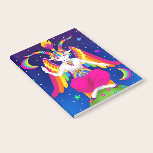 1997 Neon Rainbow Baphomet Notebook Gallery Image 1
