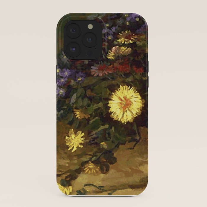 Van Gogh Still Life Bouquet of Daisies Vector Art iPhone Case Gallery Image 40
