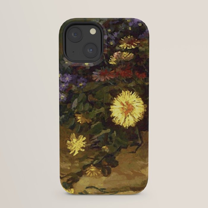 Van Gogh Still Life Bouquet of Daisies Vector Art iPhone Case Gallery Image 29