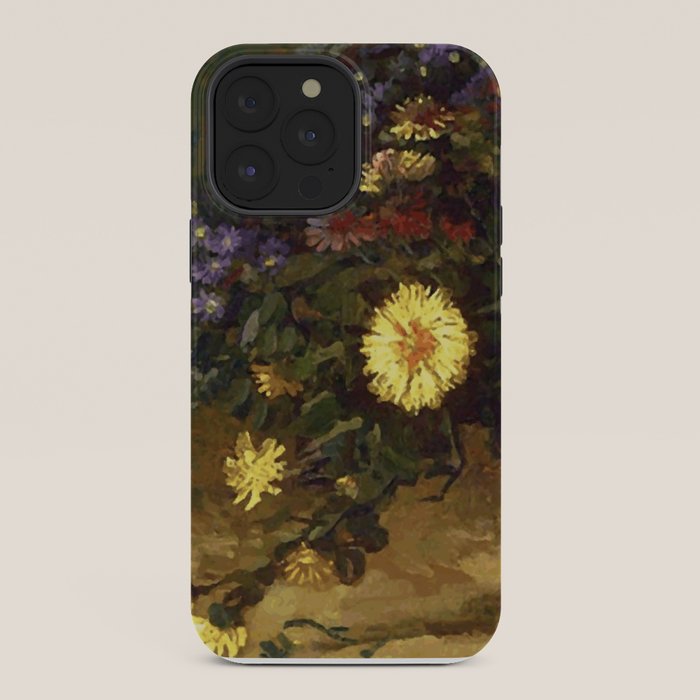 Van Gogh Still Life Bouquet of Daisies Vector Art iPhone Case Gallery Image 36