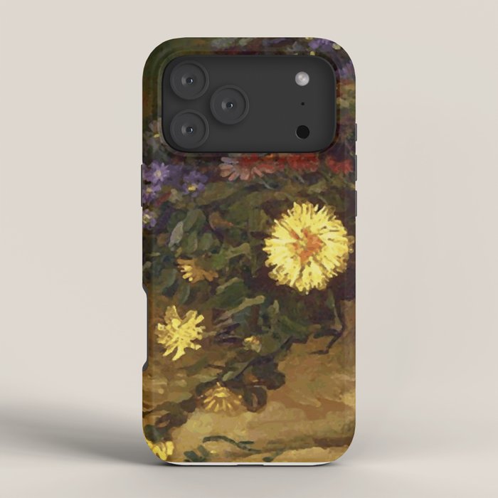 Van Gogh Still Life Bouquet of Daisies Vector Art iPhone Case Gallery Image 4