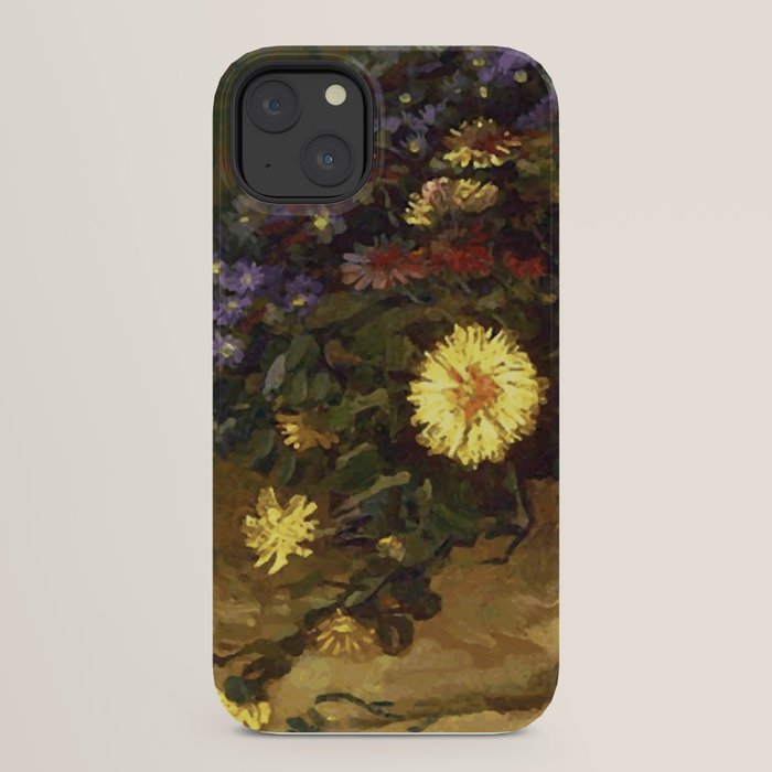 Van Gogh Still Life Bouquet of Daisies Vector Art iPhone Case Gallery Image 22