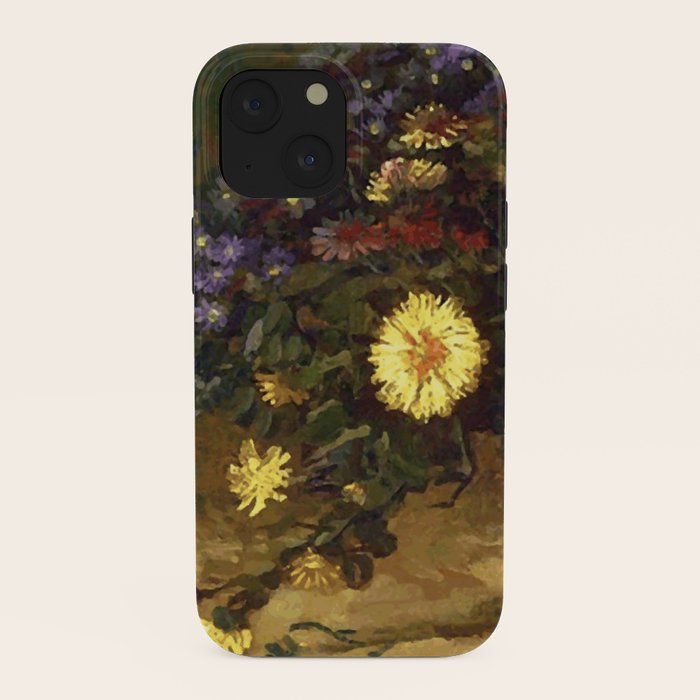Van Gogh Still Life Bouquet of Daisies Vector Art iPhone Case Gallery Image 38