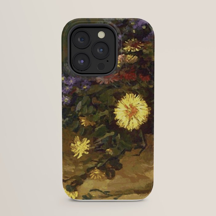 Van Gogh Still Life Bouquet of Daisies Vector Art iPhone Case Gallery Image 23