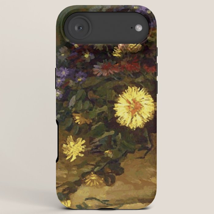 Van Gogh Still Life Bouquet of Daisies Vector Art iPhone Case Gallery Image 6