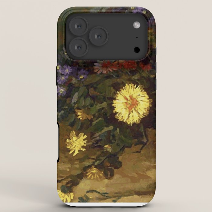 Van Gogh Still Life Bouquet of Daisies Vector Art iPhone Case Gallery Image 8