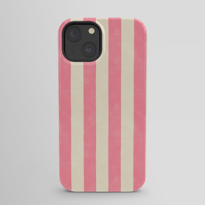 Cabana Stripe - pink & cream iPhone Case Gallery Image 21