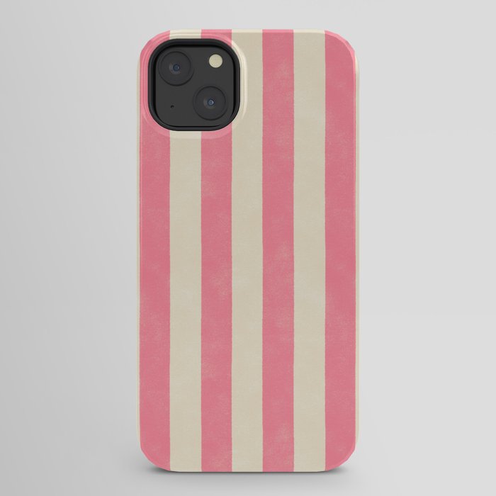 Cabana Stripe - pink & cream iPhone Case Gallery Image 30